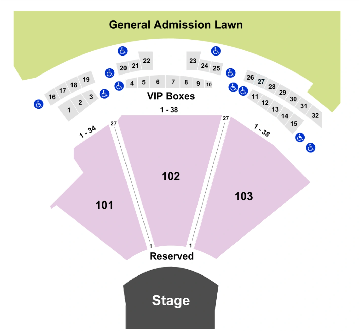 skyla credit union amphitheatre seating chart